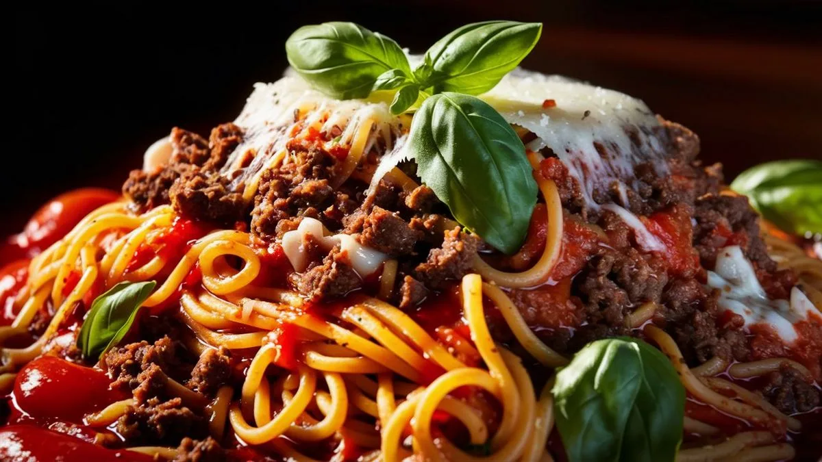 Pravé italské boloňské špagety