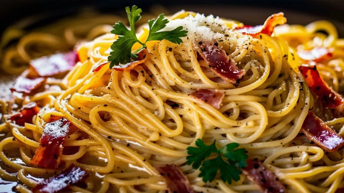 Pravé italské špagety carbonara